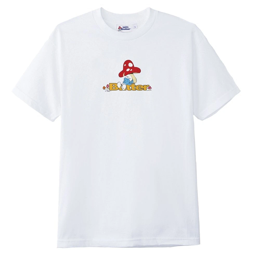 Butter Goods X Smurfs Lazy Logo T-Shirt 3 Butter Goods X Smurfs Lazy Logo T-Shirt - Image 3