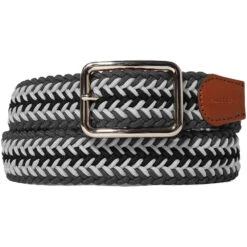 Butter Goods Braided Belt Charcoal