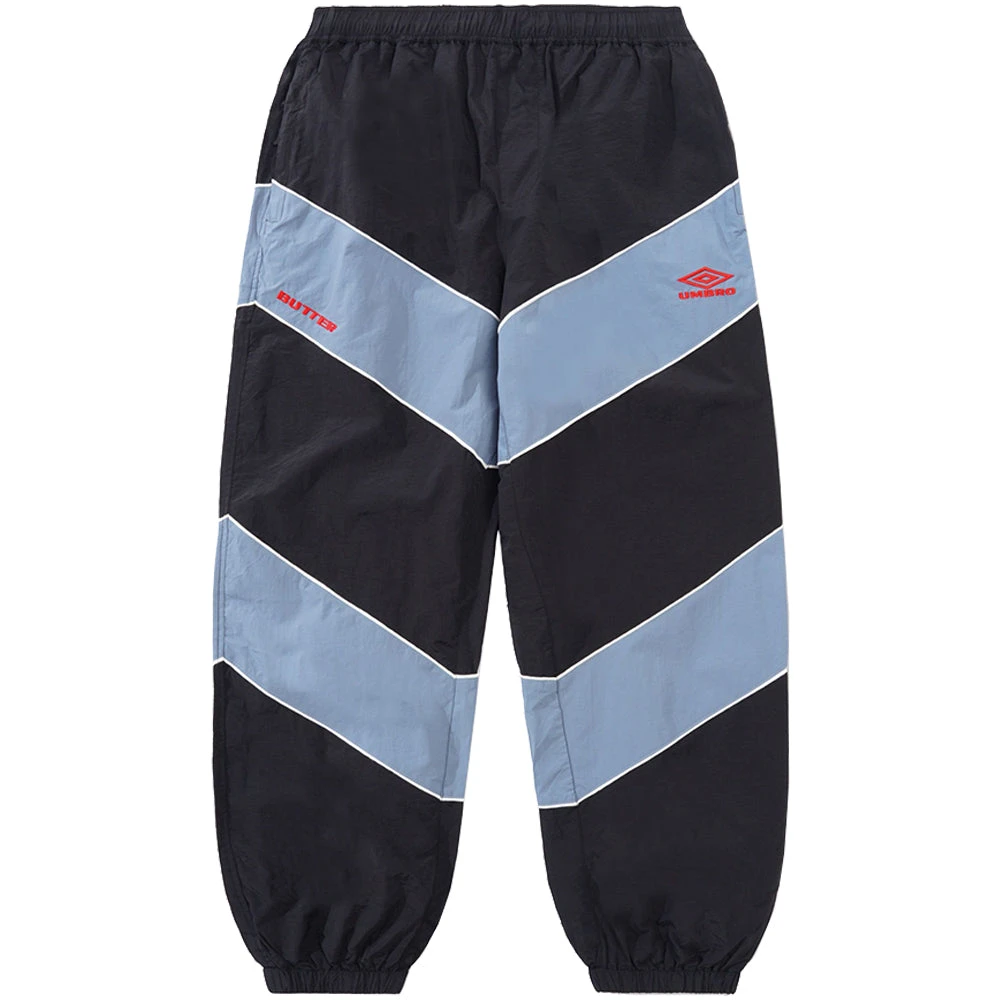 Butter Goods X Umbro Diamond Tracksuit Pants Black/Slate 1 Butter Goods X Umbro Diamond Tracksuit Pants Black/Slate