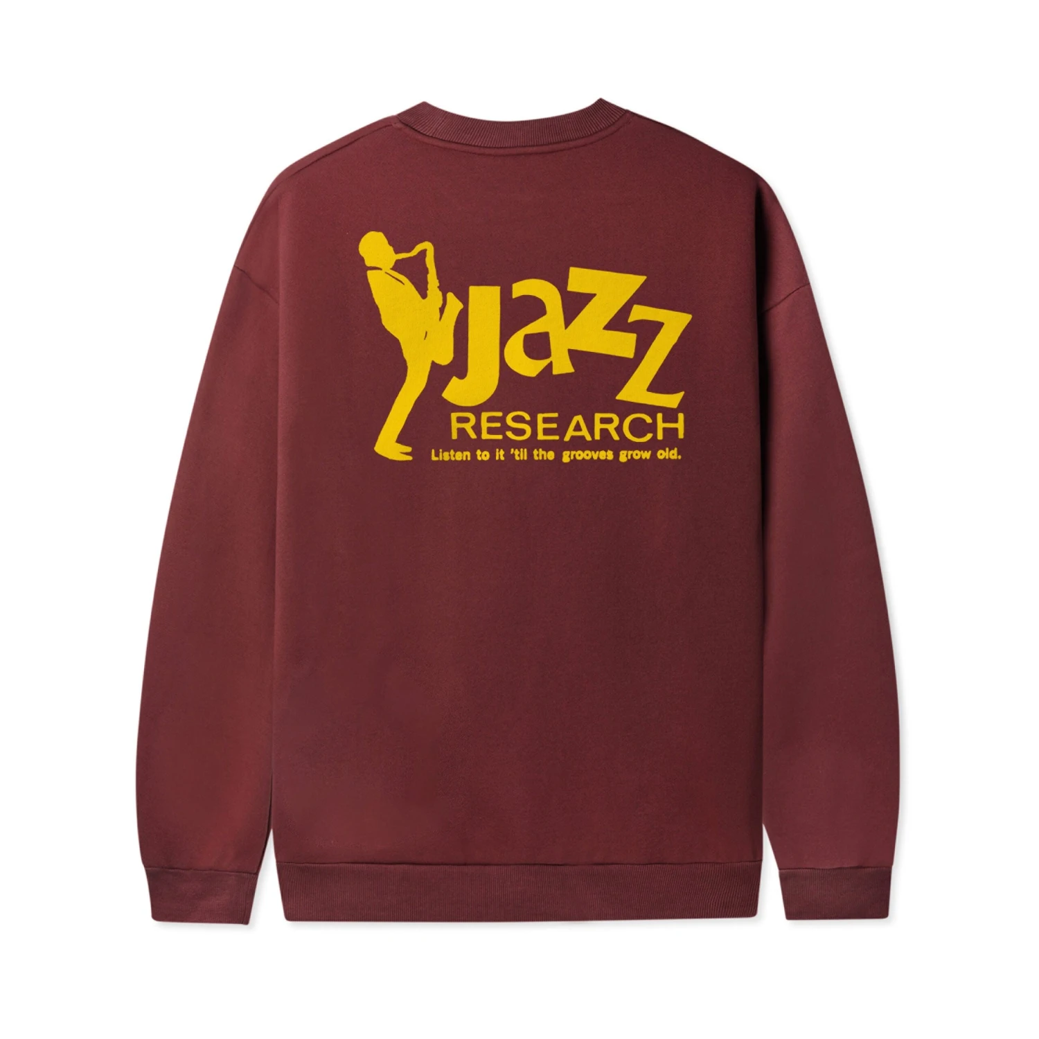 Jazz Research Crewneck, Sangria 2 Jazz Research Crewneck, Sangria - Image 2